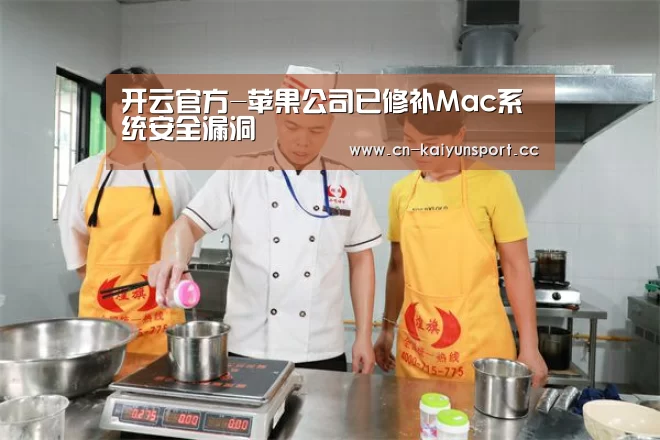 开云官方-苹果公司已修补Mac系统安全漏洞(图4) 开云